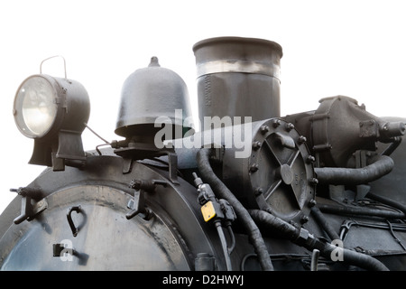 Der Lößnitzgrund-Bahn und der Dampflokomotive, Deutschland Stockfoto