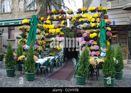 "Diese alten Hut of Mine" (Sesir Moj) Restaurant in Skadar Straße, Skadarlija, Belgrad Stockfoto