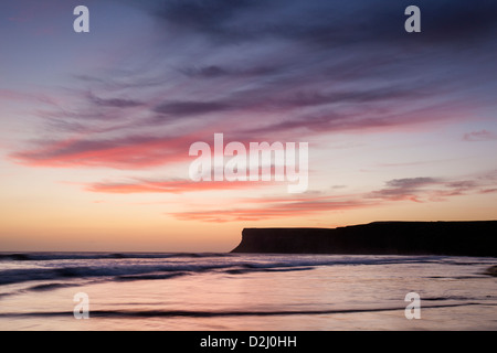 September Dawn, Saltburn am Meer, Cleveland Stockfoto