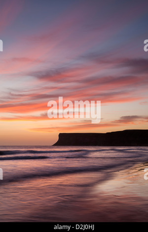 September Dawn, Saltburn am Meer, Cleveland Stockfoto