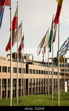 Europaeischer Gerichtshof in Luxemburg, Großherzogtum Luxemburg, auf dem Kirchberg-plateau Stockfoto