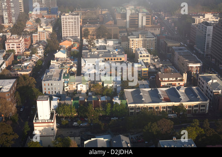 Erhöhten Luftaufnahme des innerstädtischen Stadtteil Darlinghurst Terrasse beherbergt East Sydney Australien Stockfoto