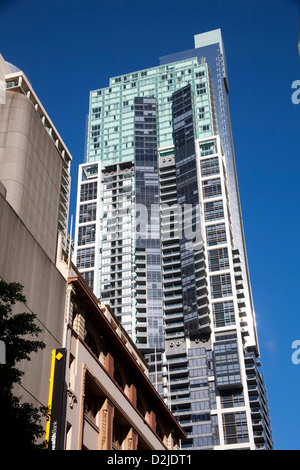 Die Welt Wohnapartmentblock George Street Sydney Australien Stockfoto