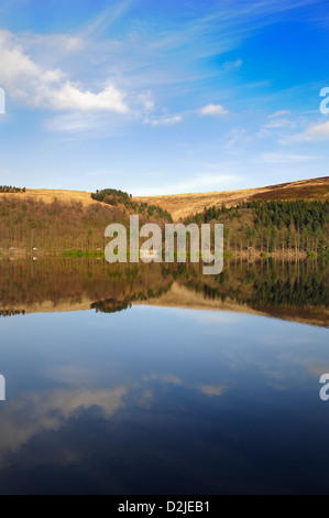 Ladybower Vorratsbehälter Derwent Valley Derbyshire England uk Stockfoto