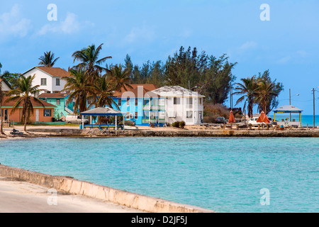 Bahamas, Eleuthera Insel, Tarpum Bay Village Stockfoto