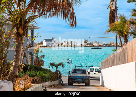 Bahamas, Eleuthera Insel Governors Harbour Stockfoto