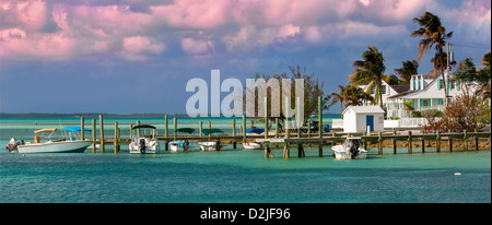 Bahamas, Harbor Island Dunmore Town Stockfoto