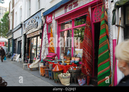 Golborne Road, North Kensington in der Nähe von Portobello Market London UK Stockfoto