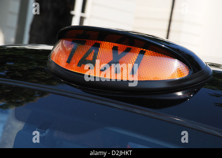 London Taxi Cab Detail, Vereinigtes Königreich Stockfoto