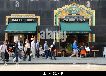 Caffe Uno im Londoner Stadtteil Soho, Vereinigtes Königreich Stockfoto