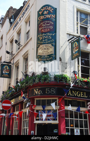 Engel & Krone Pub, Covent Garden, London Vereinigtes Königreich Stockfoto