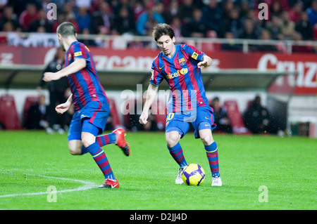 Sevilla, Spanien, das Spiel FC Sevilla gegen den FC Barcelona in der Copa del Rey Stockfoto