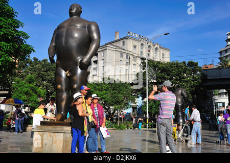 Plaza Botero in MEDELLIN. Abteilung von Antioquia. Kolumbien Stockfoto
