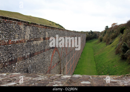 Fort Nelson auf Portsdown Hügel in der Nähe von Fareham, Hampshire, England ist Bestandteil der Royal Armouries. Stockfoto