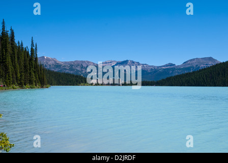 Lake Louise Area und Berge, AB, Canada Stockfoto