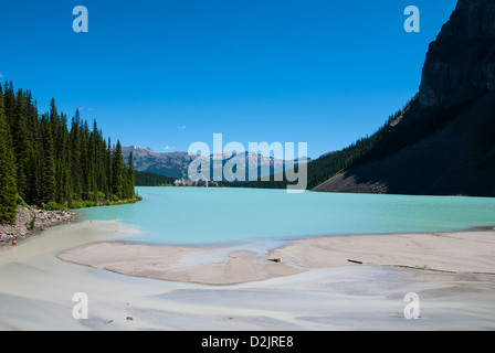 Lake Louise Area und Berge, AB, Canada Stockfoto