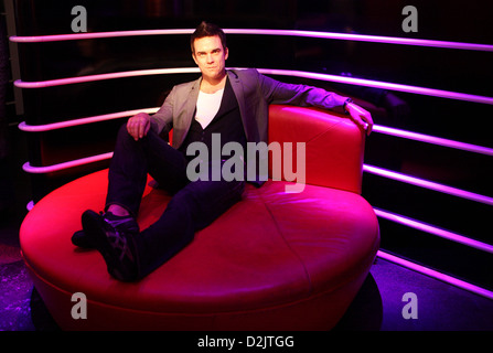 Berlin, Deutschland, Robbie Williams bei Madame Tussauds Wachsfigurenkabinett Stockfoto