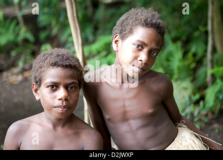 Yakel Stamm, Insel Tanna, Vanuatu, Südpazifik Stockfoto