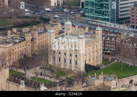 Tower von London aus die Scherbe Stockfoto