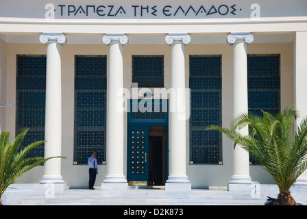 Bank of Greece (Volos, Thessalien, Griechenland) Stockfoto