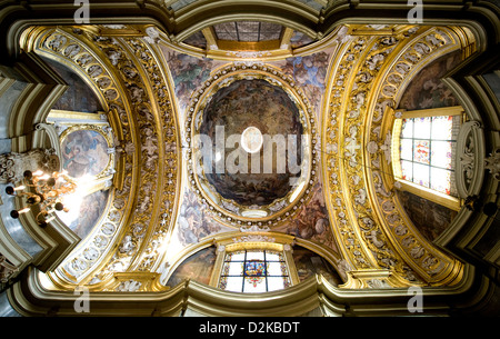 Wroclaw, Polen, Deckengemälde in der Kathedrale von Wroc aw Stockfoto