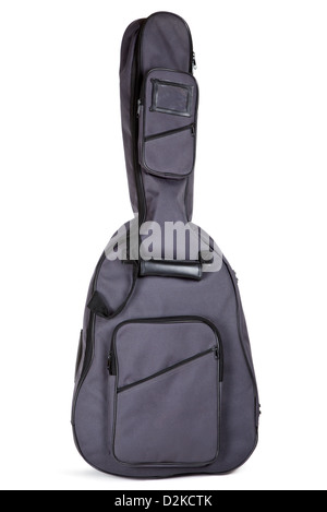 Softtasche für e-Gitarre, isoliert auf weiss Stockfoto