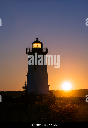 Edgartown Leuchtturm, Martha's Vineyard, Massachusetts, USA Stockfoto