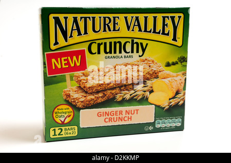 Nature Valley, knusprige Müsliriegel. Stockfoto