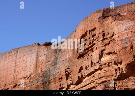 Felsformationen am Kings Canyon. Watarrka National Park, Zentral-Australien. Stockfoto