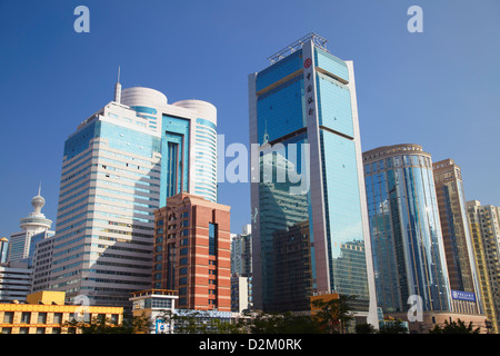 Wolkenkratzer, Shenzhen, Guangdong, China Stockfoto