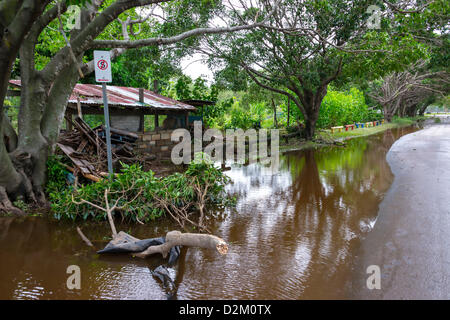 Brisbane, Australien. 28. Januar 2013. Fotos von Brisbane City in der Nachmahd des tropischen Ex-Zyklon Oswald Januar 2013.  JONATHAN AYRES / Alamy Live News Stockfoto