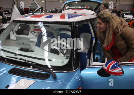 Rom, Italien. 27. Januar 2013. Tuning Show (Auto-Anpassung) in Rom. Bildnachweis: Gari Wyn Williams / Alamy Live News Stockfoto