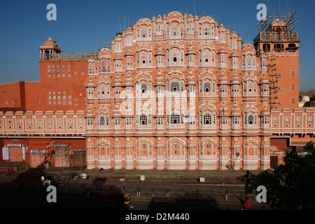 Hawa Mahal, Palast der Winde in Jaipur Rajasthan, Indien, Indien Stockfoto