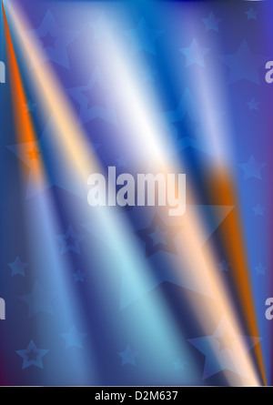 Sterne auf dem Hintergrund mesh Pattern mit den Kegeln Stockfoto