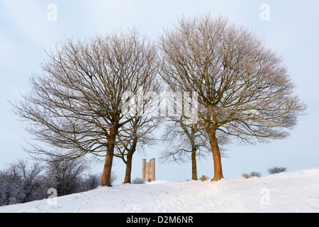 Broadway Tower; Die Cotswolds. Worcestershire, England, Vereinigtes Königreich. Stockfoto