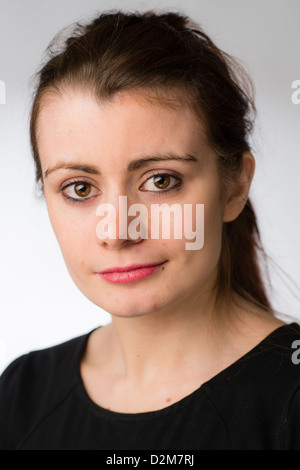 Eine neunzehnjährige Mädchen junge Frau, UK Stockfoto