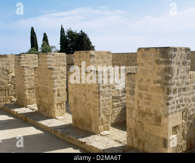 Spain.Andalusia. Medina Azahara. Die Ruinen. Dar-al-Yund oder Haus der Armee. Stockfoto