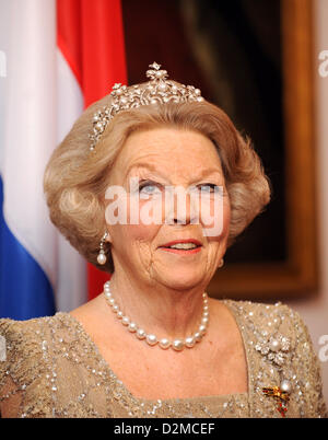 Königin BEATRIX der Niederlande ABDANKUNG Datei PIX: Königin BEATRIX der Niederlande von den am 12. April 2011 in Berlin. Stockfoto