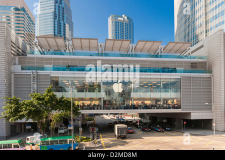 Apple Store im IFC Center Hong Kong Stockfoto