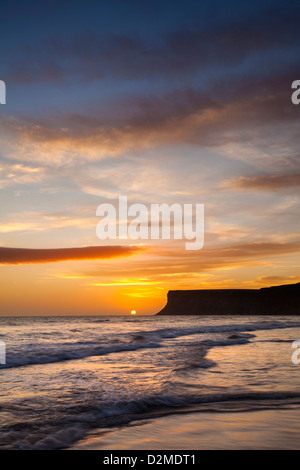 September Sunrise, Saltburn am Meer, Cleveland Stockfoto