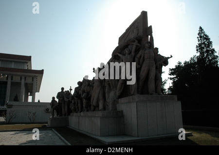 Statue der Arbeiter, Platz des himmlischen Friedens, Peking Stockfoto