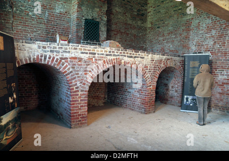 Im Inneren der Brew House nach Restaurierung in Bushy Park, Hampton Court Road, Hampton, Middlesex, Großbritannien. Stockfoto