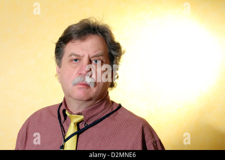 Schöne Mittelalter Geschäftsmann Stockfoto