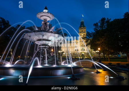 Fontaine de Tourny, Quebec City, Provinz Quebec, Kanada, Nordamerika Stockfoto