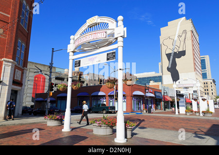 Unterirdisches Atlanta, Atlanta, Georgia, Vereinigte Staaten von Amerika, Nordamerika Stockfoto