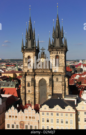 Teynkirche in Prager Altstadt Stockfoto