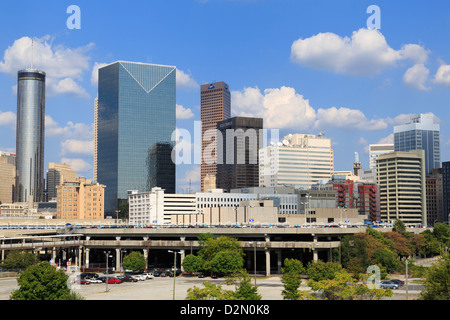 Skyline von Atlanta, Georgia, Vereinigte Staaten von Amerika, Nordamerika Stockfoto