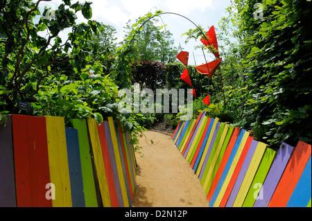 Festival International des Jardins anzuzeigen, Chateau de Chaumont, Chaumont-Sur-Loire, Indre-et-Loire, Loire-Tal, Frankreich Stockfoto