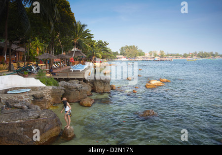 Ochheuteal Beach, Sihanoukville, Kambodscha, Indochina, Südostasien, Asien Stockfoto