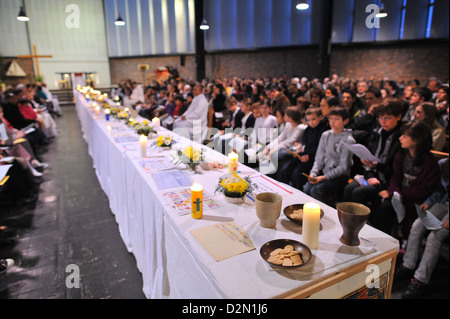 Maundy Donnerstag, Woche Osterfeier, Paris, Frankreich, Europa Stockfoto